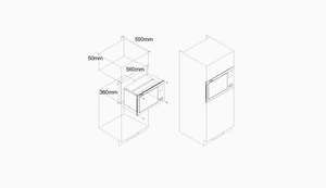 Fotile Microwave HW25800K-C2GT