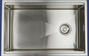 Single Bowl Rectangular Stainless Steel Sink Undermount Top mount with Groove and accessories - LRD6844T