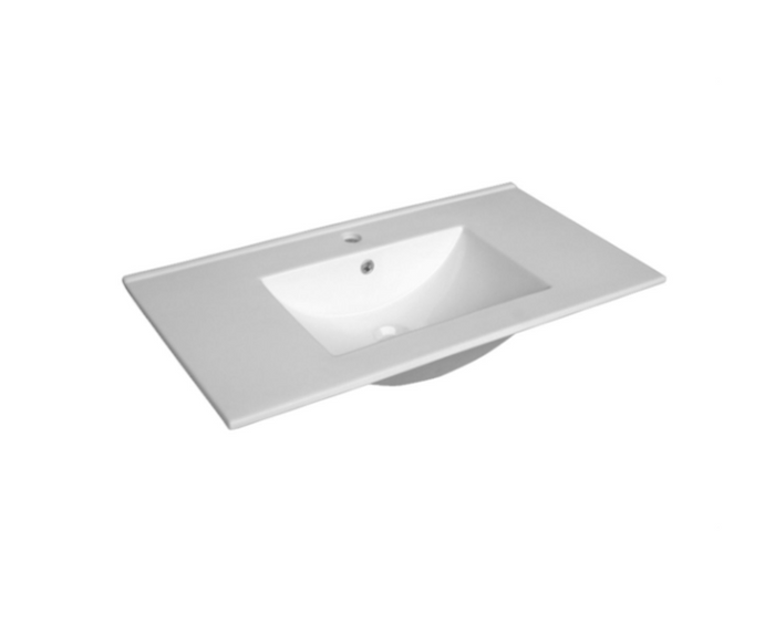 900mm Ceramic Vanity Basin Top With 1 Tap Hole-915*465