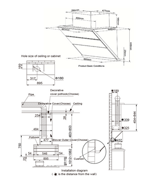 Fotile JQG9009X Range-hood