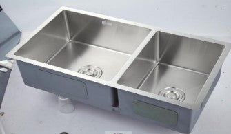 Double Bowl Rectangular Stainless Steel Sink Undermount - CTP-7845