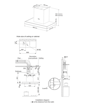 Fotile EMG9035 Range-hood