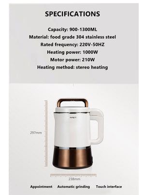 Joyoung Automatic Soymilk Maker DJ13S-D986SG