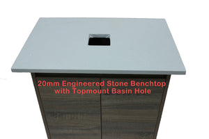 90cm Engineered Stone Benchtop For Vanities Customize Benchtop