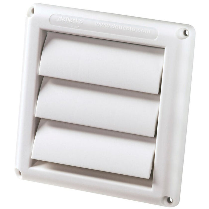 Deflecto Wall Vent Gravity 150mm White