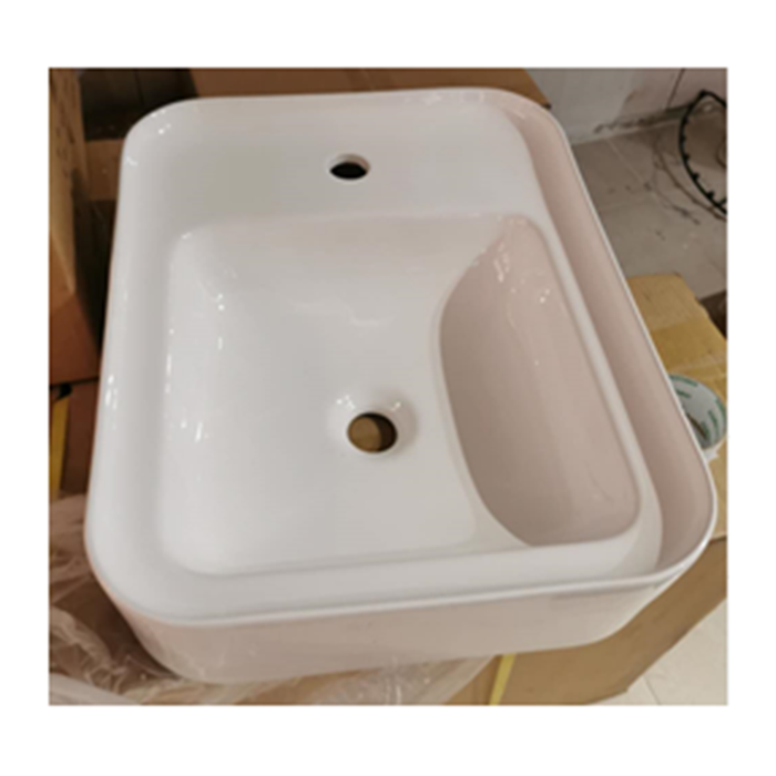 Ceramic Basin Top Mount Basin Rectangle White-500B