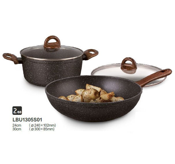 Lock&Lock Baum Pot Set (2ps)