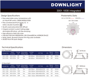 Downlight 3001 1008