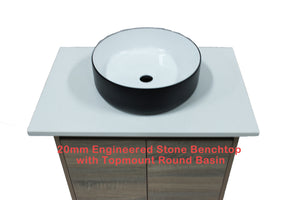 60cm Engineered Stone Benchtop For Vanities Customize Benchtop