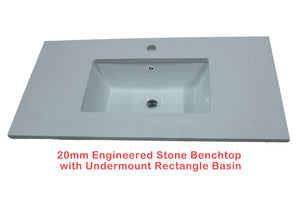 120cm Engineered Stone Benchtop For Vanities Customize Benchtop