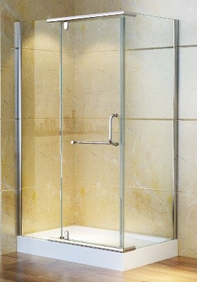 8mm Tempered Glass Semi Framed Shower Screens Safety Glass Toughened Glass-Clear-9090200-531L31