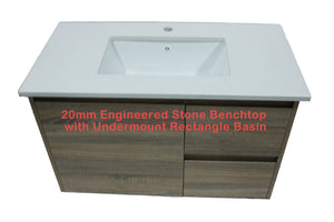 75cm Engineered Stone Benchtop For Vanities Customize Benchtop