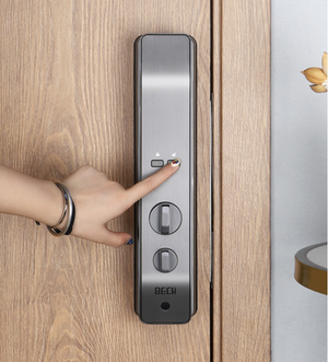 Smarton APP WiFi Remote Keyless Fingerprint Door Lock For Airbnb, Office, Residential -- V5