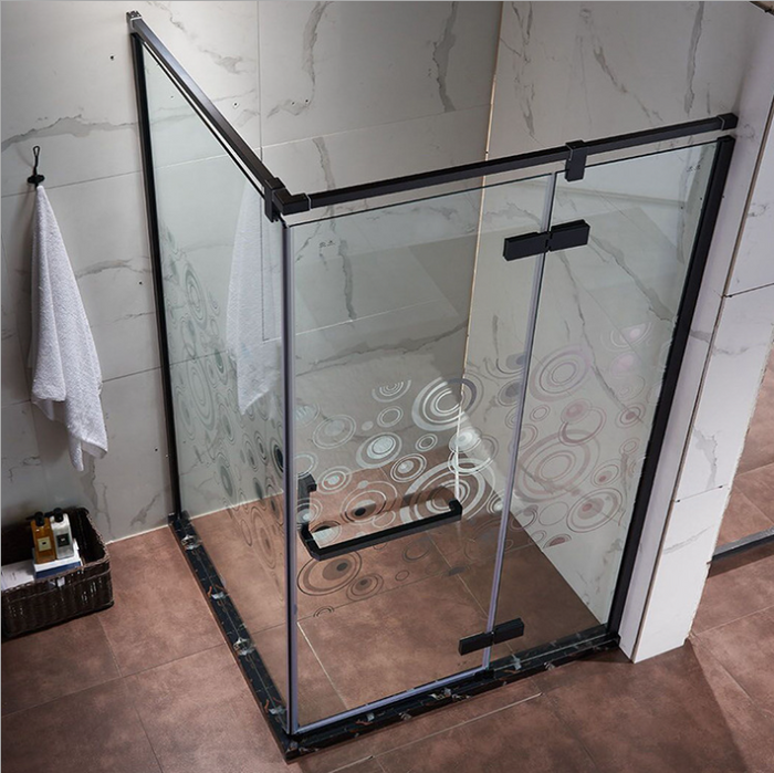 8mm Toughened Glass Shower Screens Semi Frame - 90200200 - 963L41-A