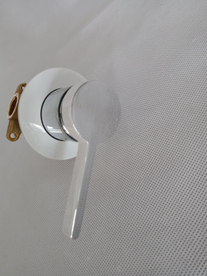 Concealed Wall Shower Mixer White and Black -230096