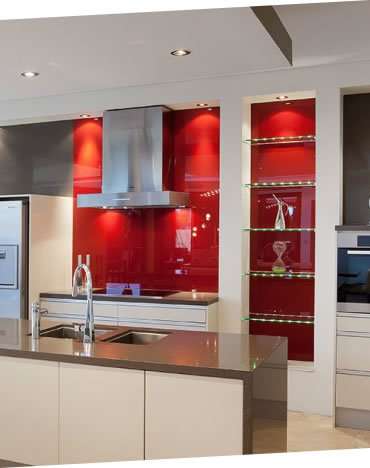 Coloured Toughened Glass Splashbacks